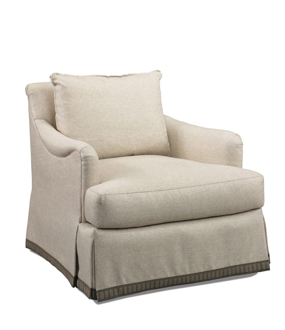 fully upholstered chair