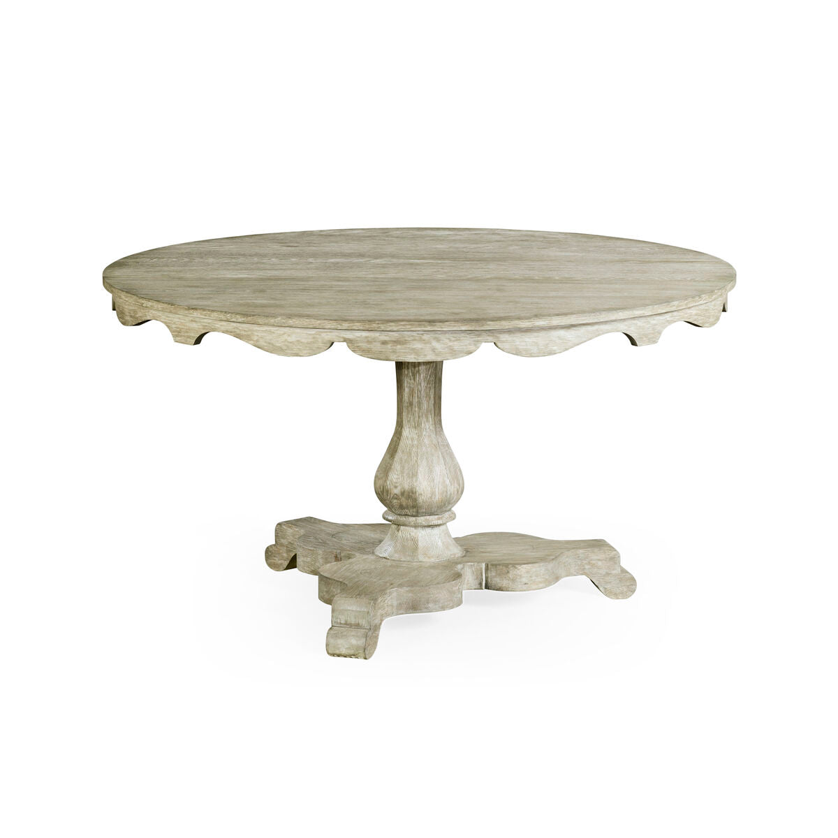 Overbury 54" Grey Oak Breakfast Table ( 530021-54D-GYO )