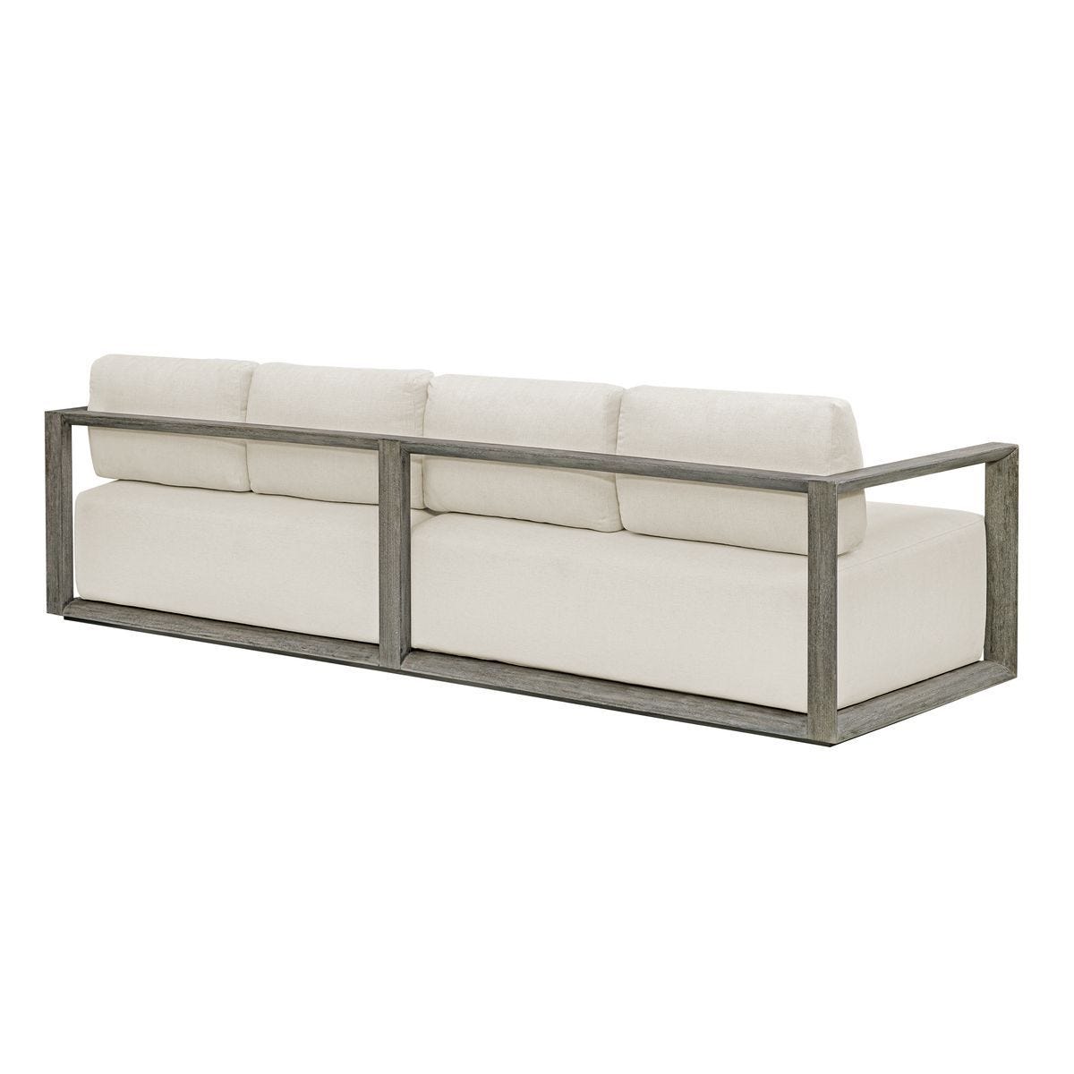 Remsen 4 Seater Outdoor Sofa, Weathered Gray/Oyster by Uttermost