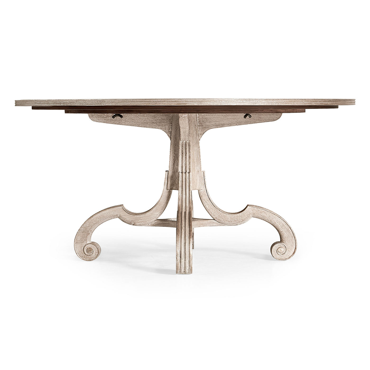 Lacock Venetian White Oak Dining Table 60"