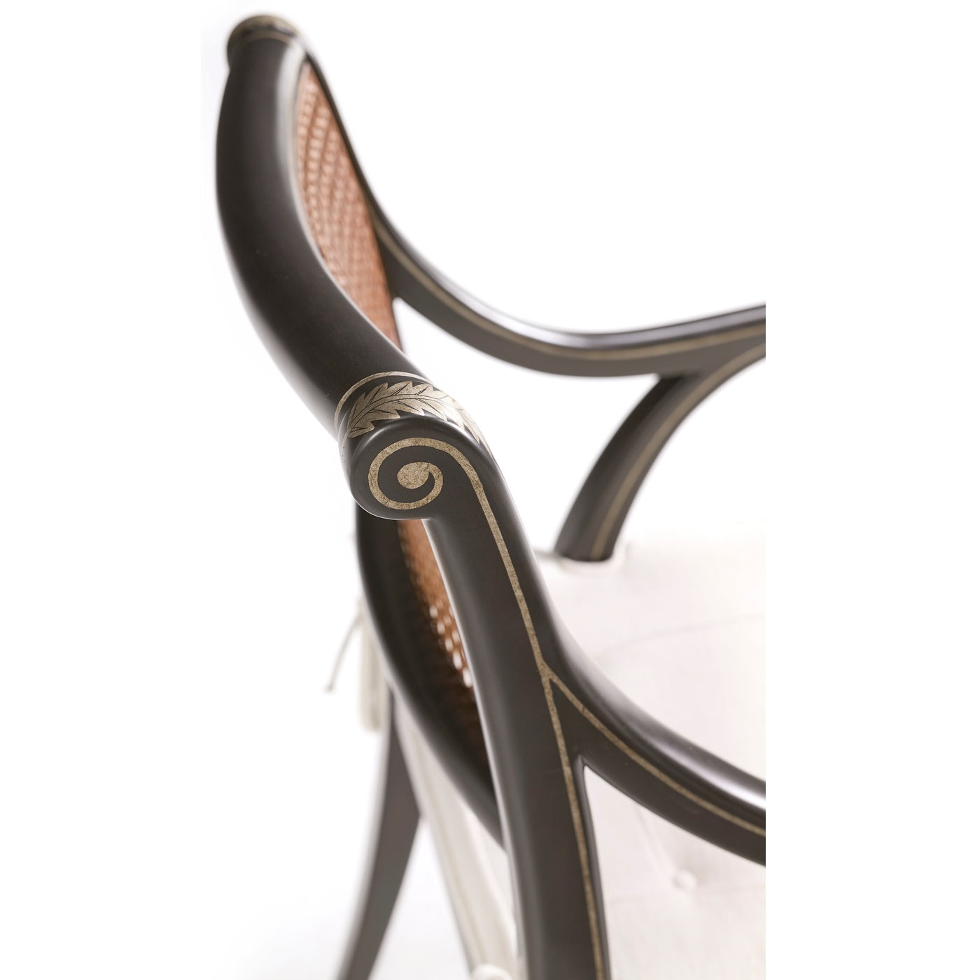Linden Charcoal Wash Dining Arm Chair