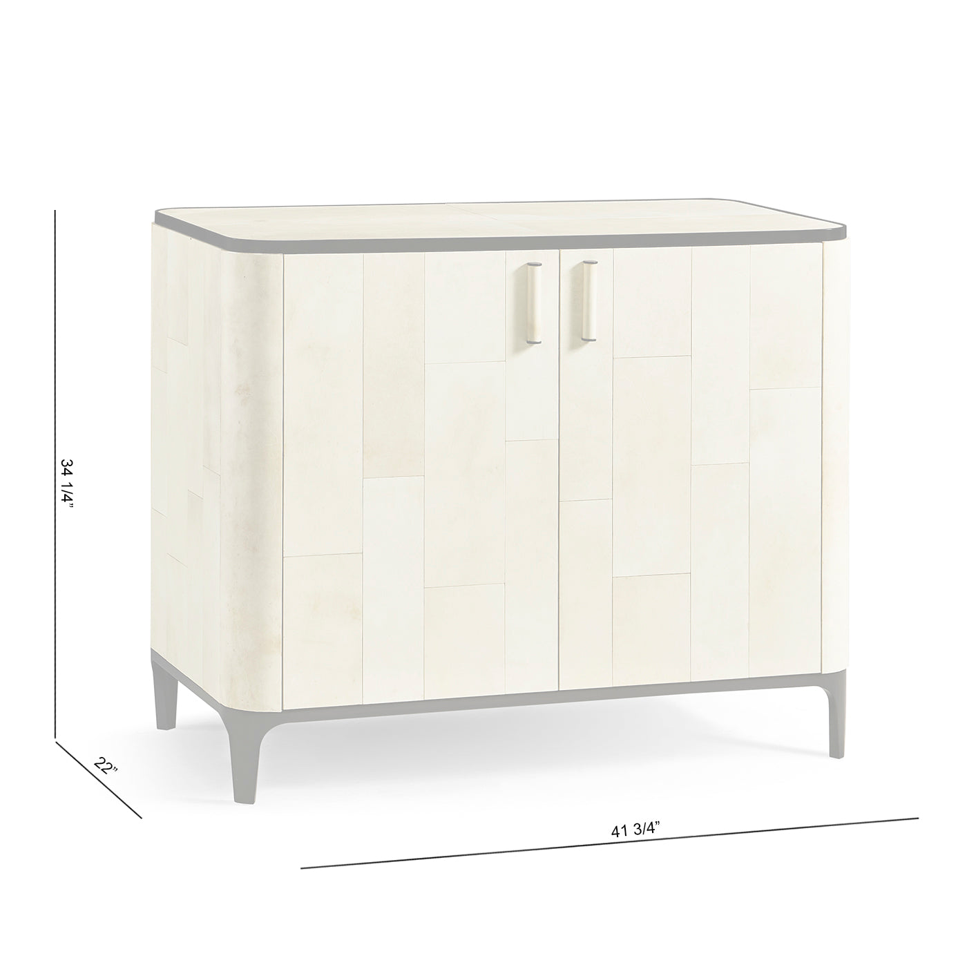 Aventine Parchment Cabinet