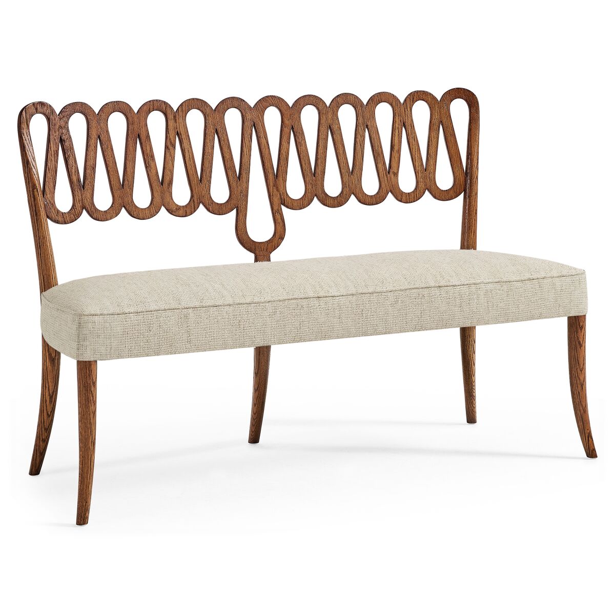 Ampney Grey Oak Dining Bench