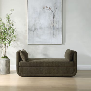 Abound Oversized Bench, Herb
