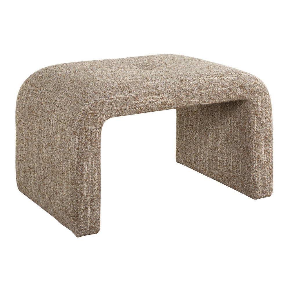 Leora Small Bench, Caramel