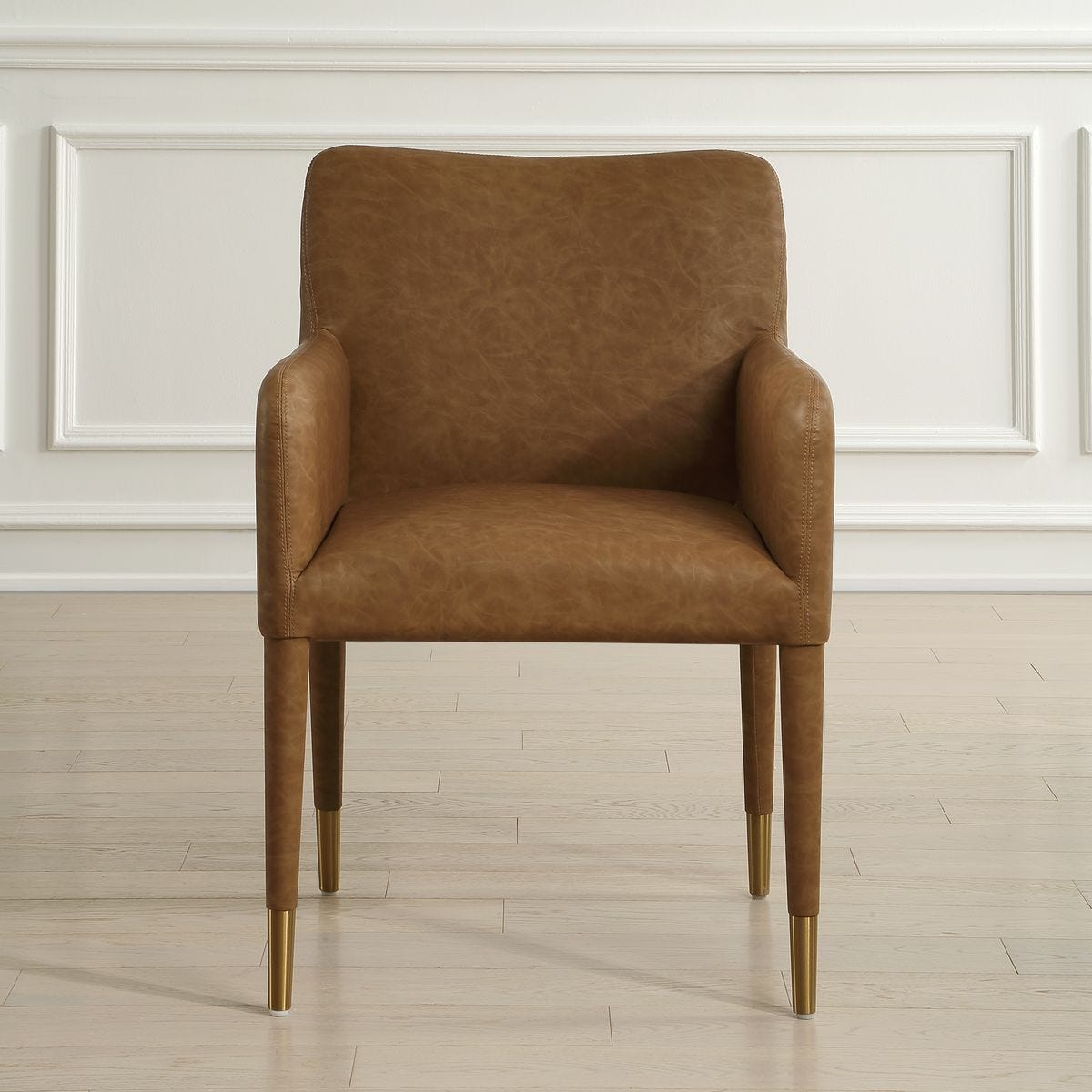 Conifer Dining Armchair, Camel – Furniture by Uttermost | Sutter & Vale