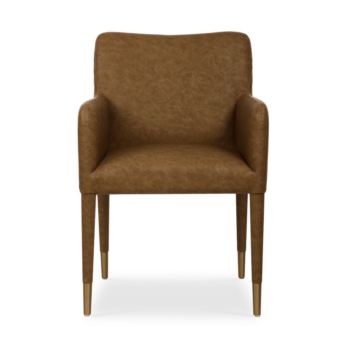 Conifer Dining Armchair, Camel – Furniture by Uttermost | Sutter & Vale