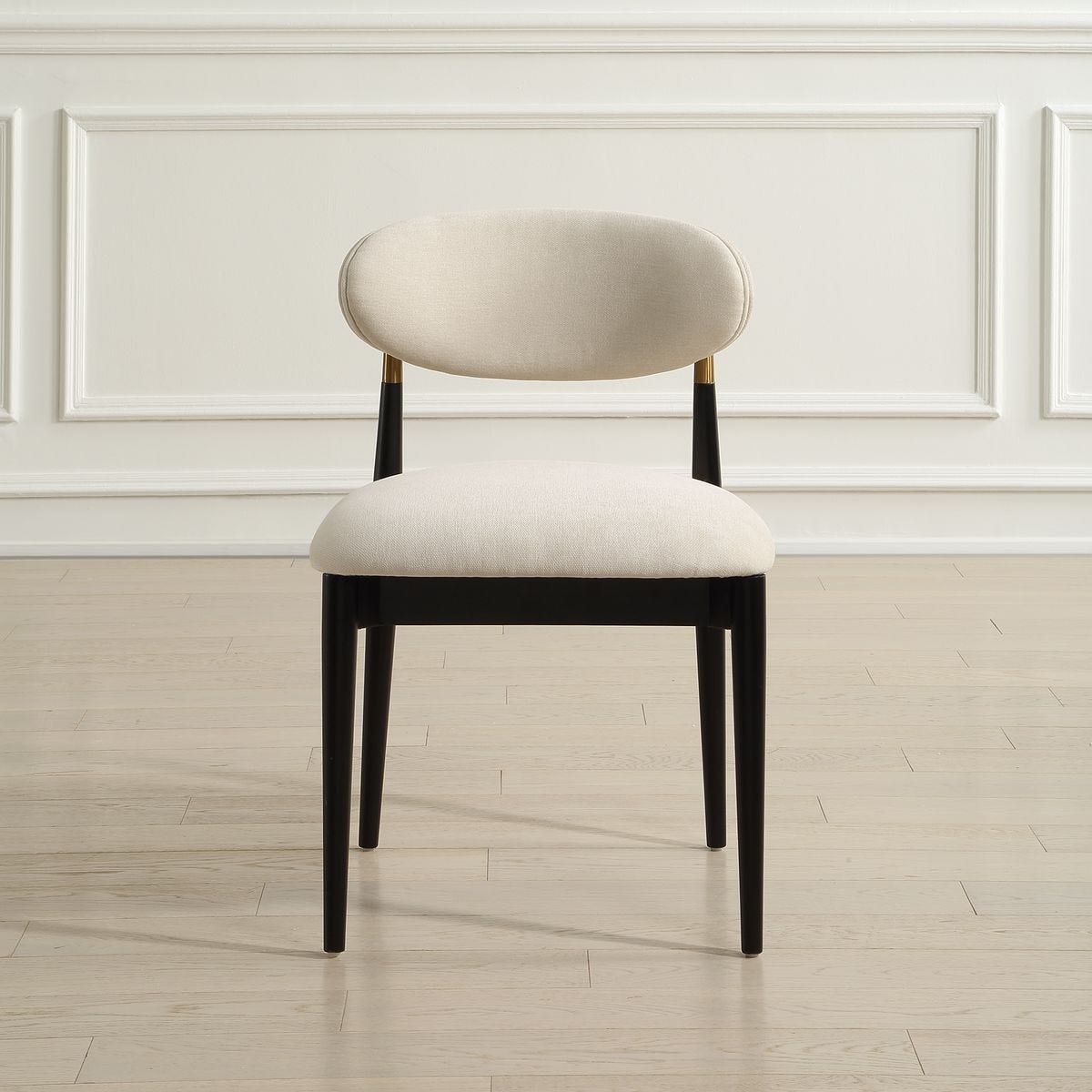 Moxie Armless Dining Chair, Black, 2 Per Box, Priced Each – Furniture by Uttermost | Sutter & Vale
