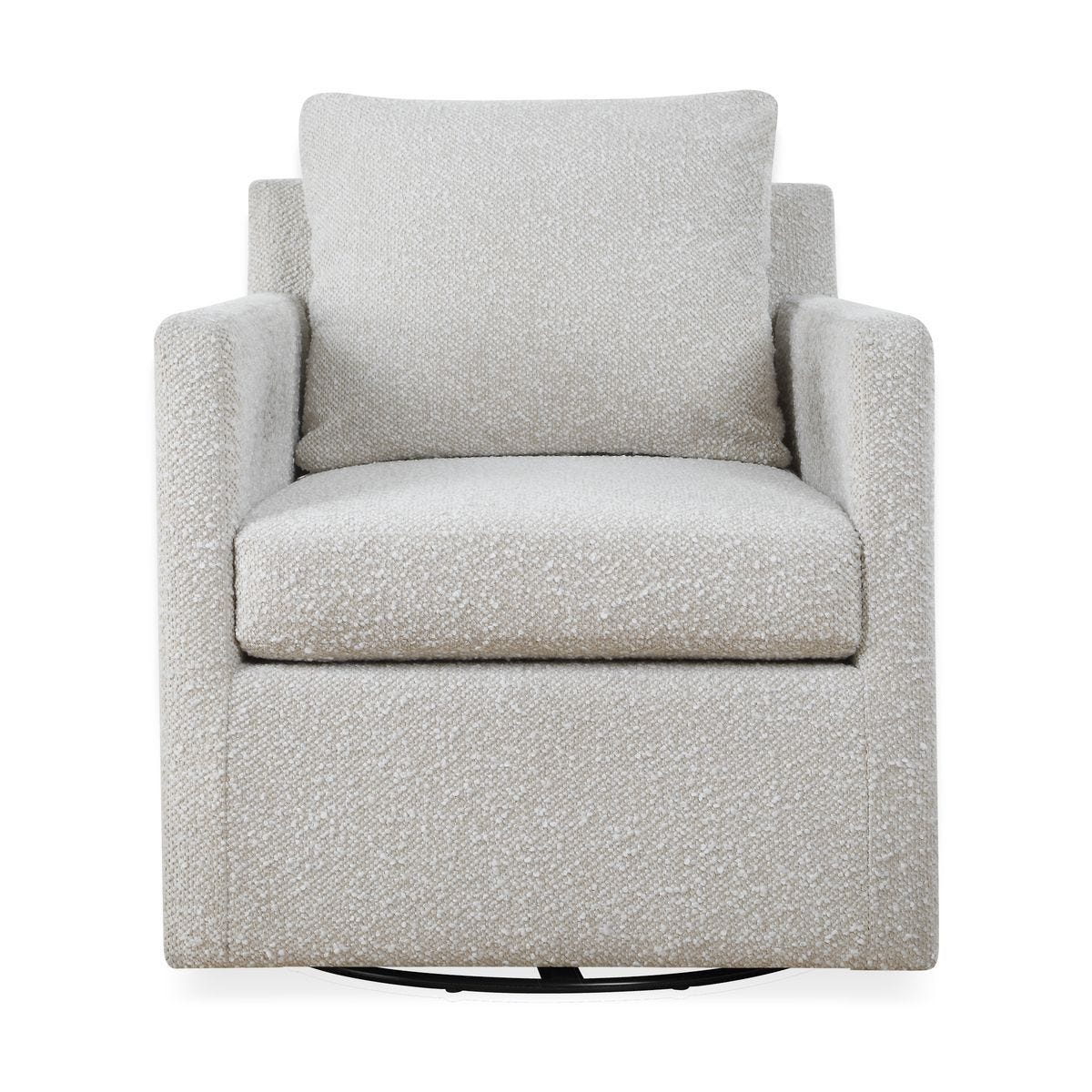 Tisdell Swivel/Glider, Cream – Furniture by Uttermost | Sutter & Vale