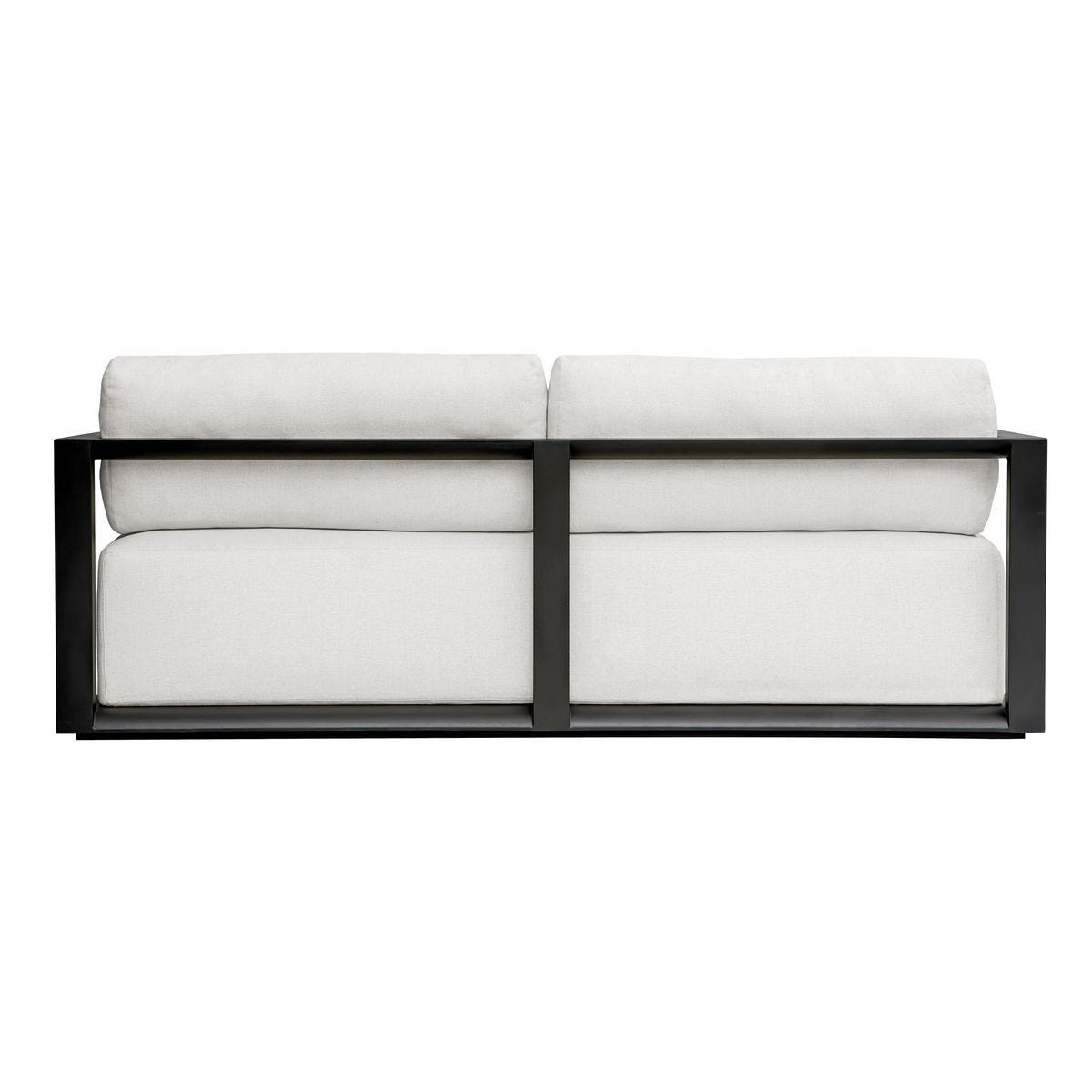 Remsen Outdoor 3 Seater Sofa, Java Black/Oyster by Uttermost