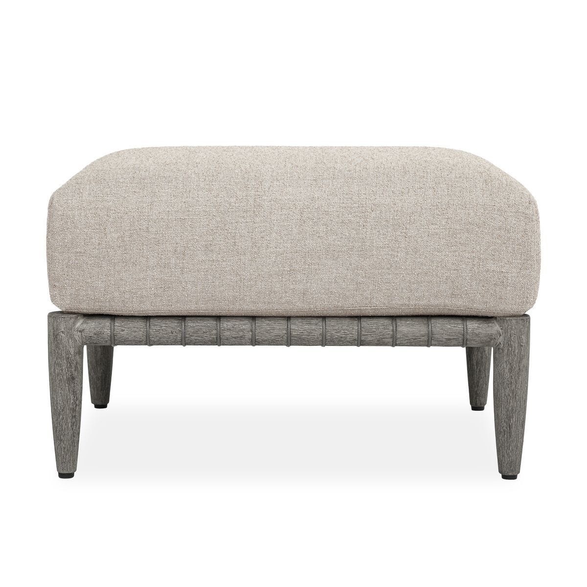 Borneo Outdoor Ottoman, Dove – Furniture by Uttermost | Sutter & Vale