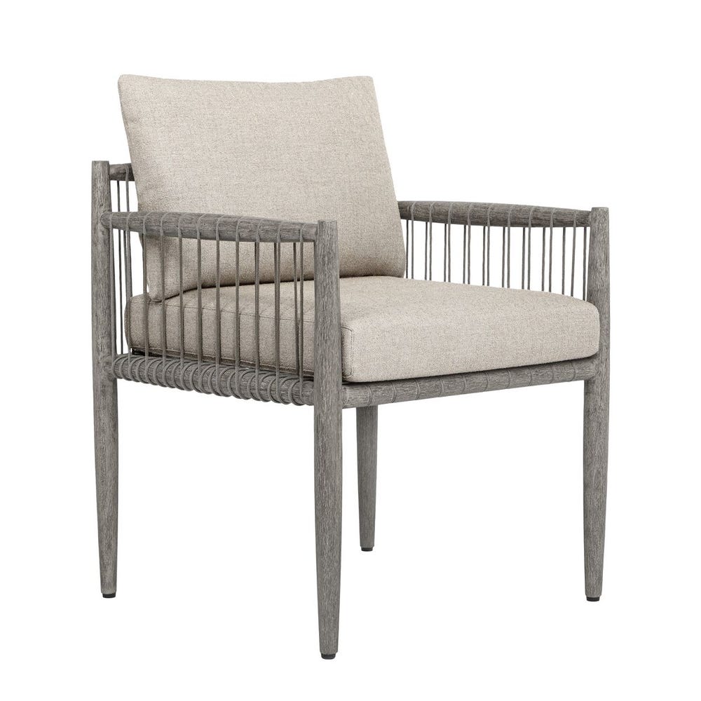 Borneo Outdoor Dining Chair, Dove