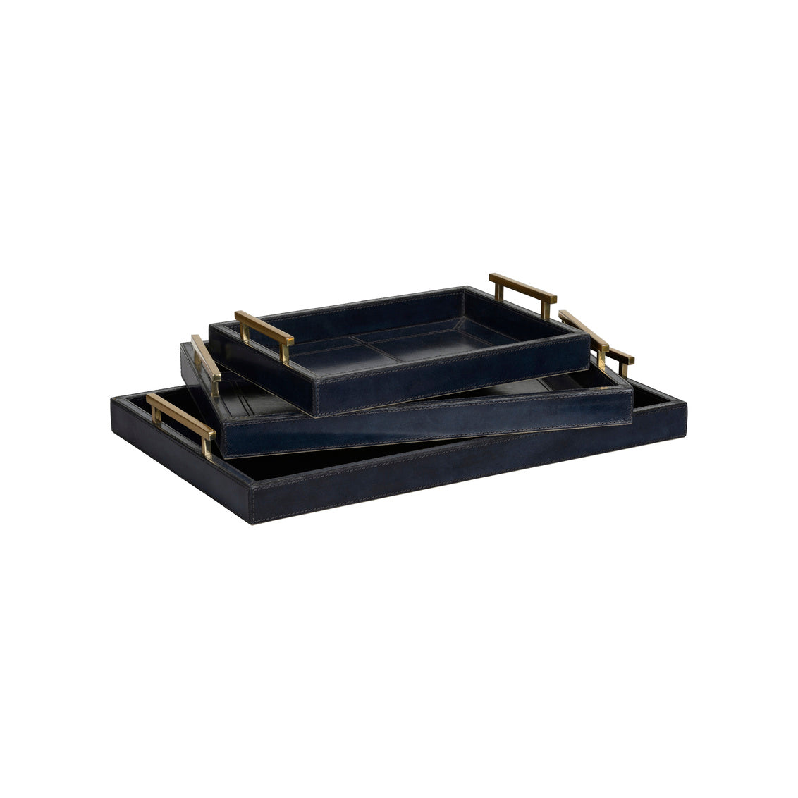 Assured Trays (S3) in 3 / Leather - Chelsea House