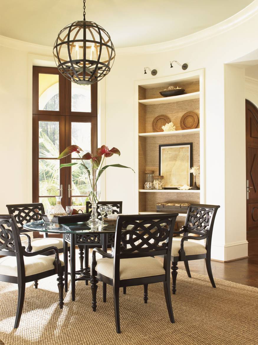Sugar And Lace Dining Table With 60 Inch Glass Top