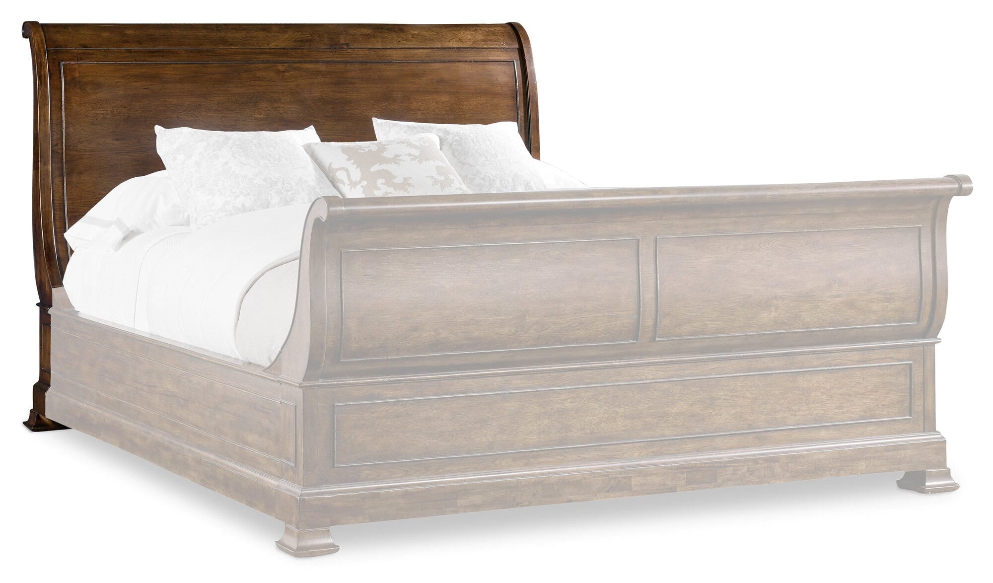 Archivist 5/0 Sleigh Headboard
