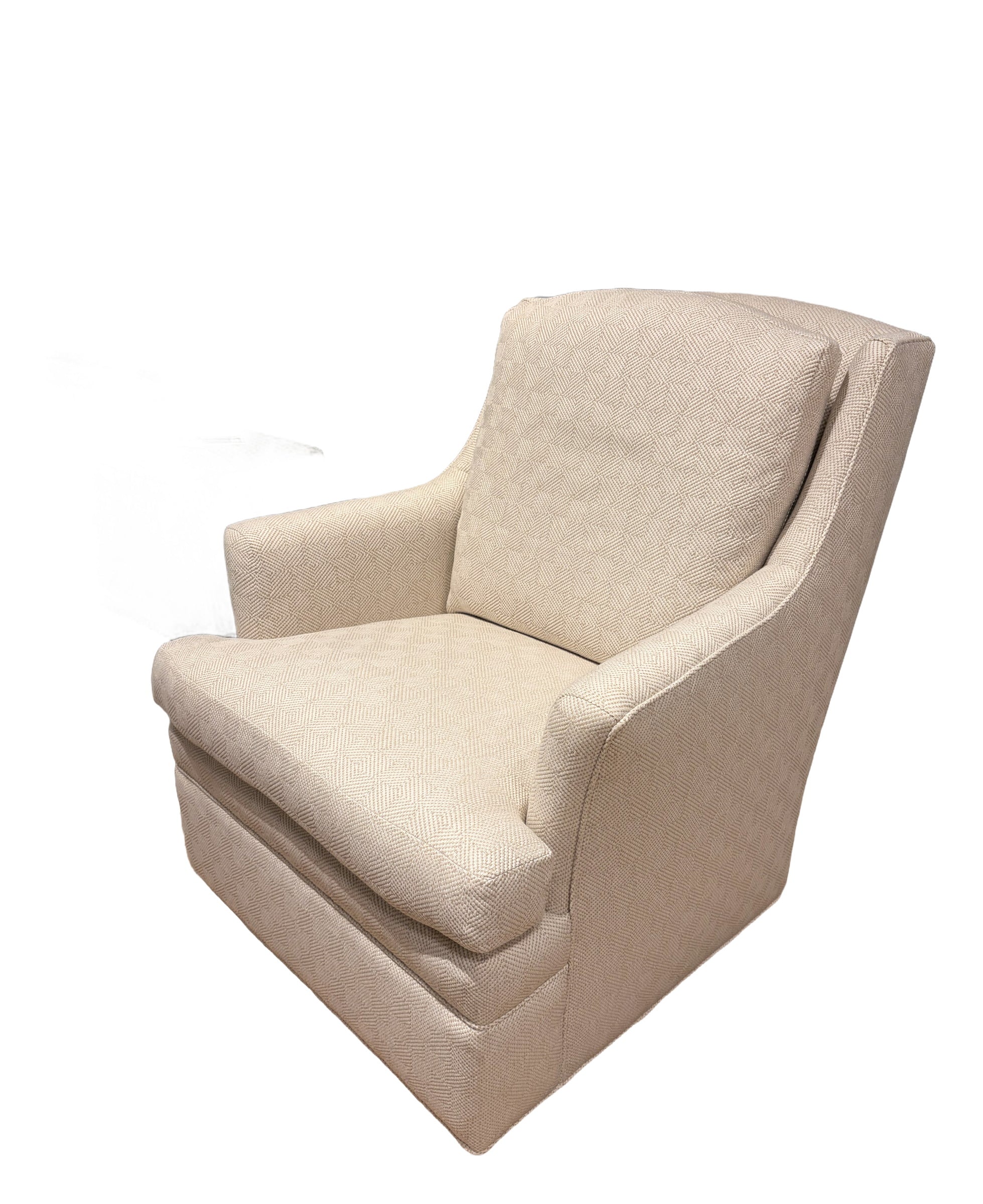 Cagney Swivel Chair in Sea Island Oat