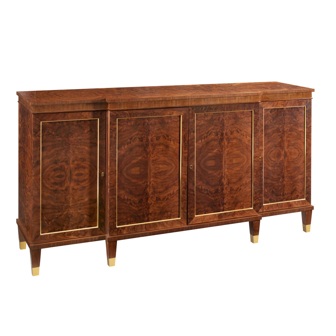 Modern History Large Walnut Breakfront Cabinet MH1184F01