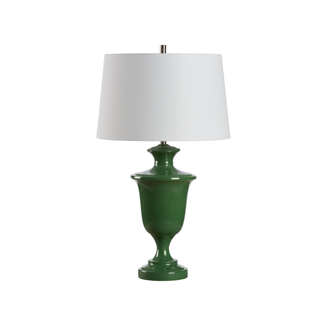 Kilnbourne Lamp - Green in 28 / Ceramic/Porcelain - Chelsea House