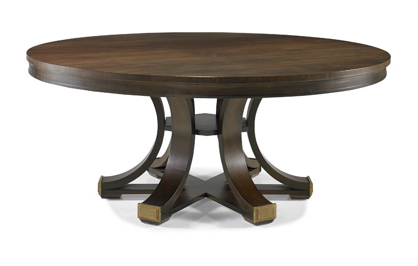 72" Round Walnut Top