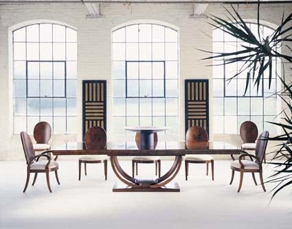 Omni Large Rectangular Dining Table (Cluster Maple) - Sable – Dining Tables by Century Furniture | Sutter & Vale
