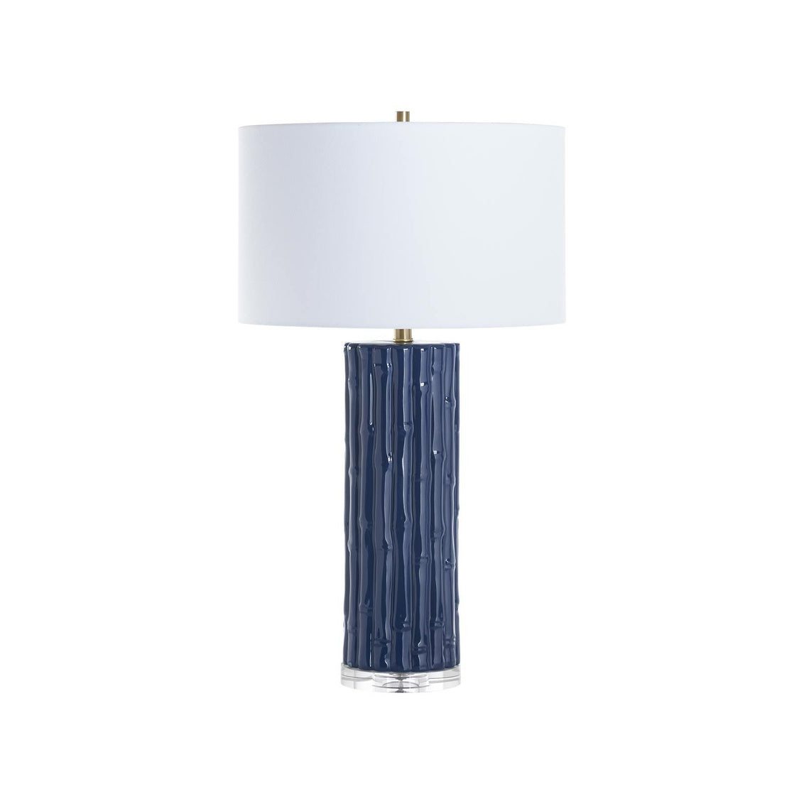 Bailey Table Lamp in Blue Glaze / Ceramic/Porcelain - Chelsea House