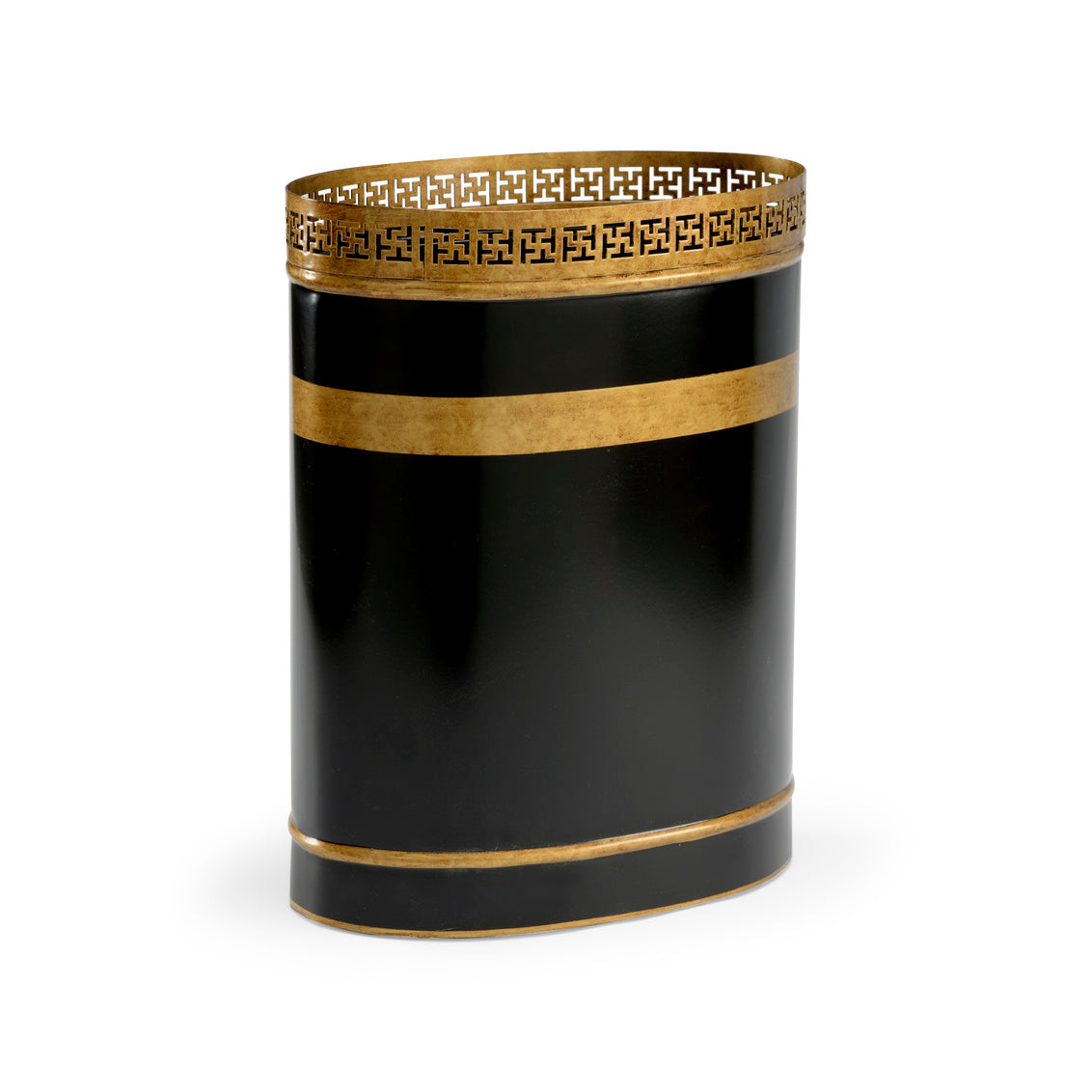Robbins Wastebasket - Black in 15.5 / Iron - Chelsea House