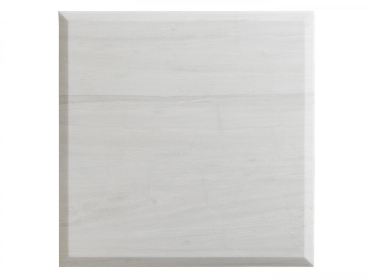Flagler Square Marble Top End Table