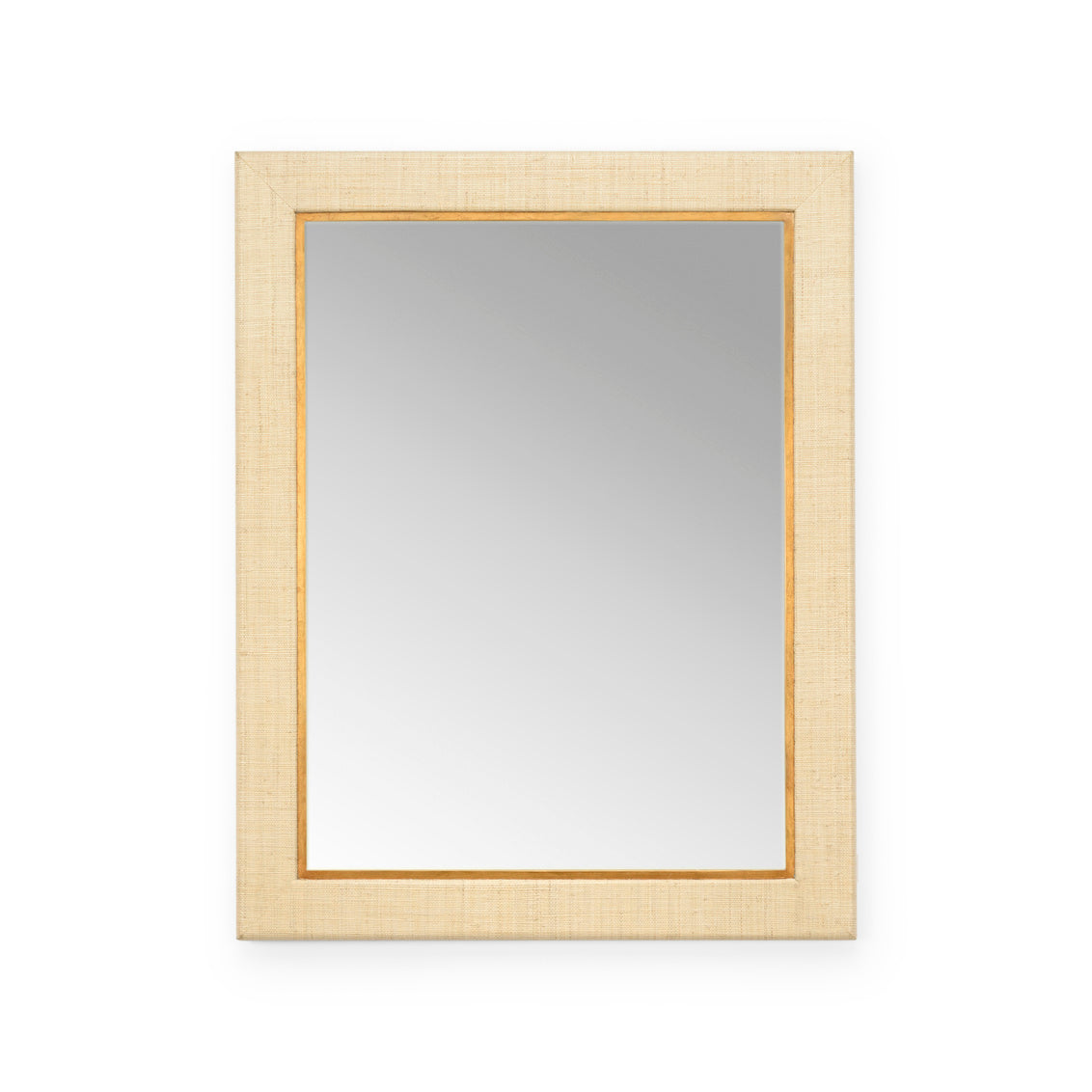 Warwick Mirror - Cream in 46 / Raffia - Chelsea House