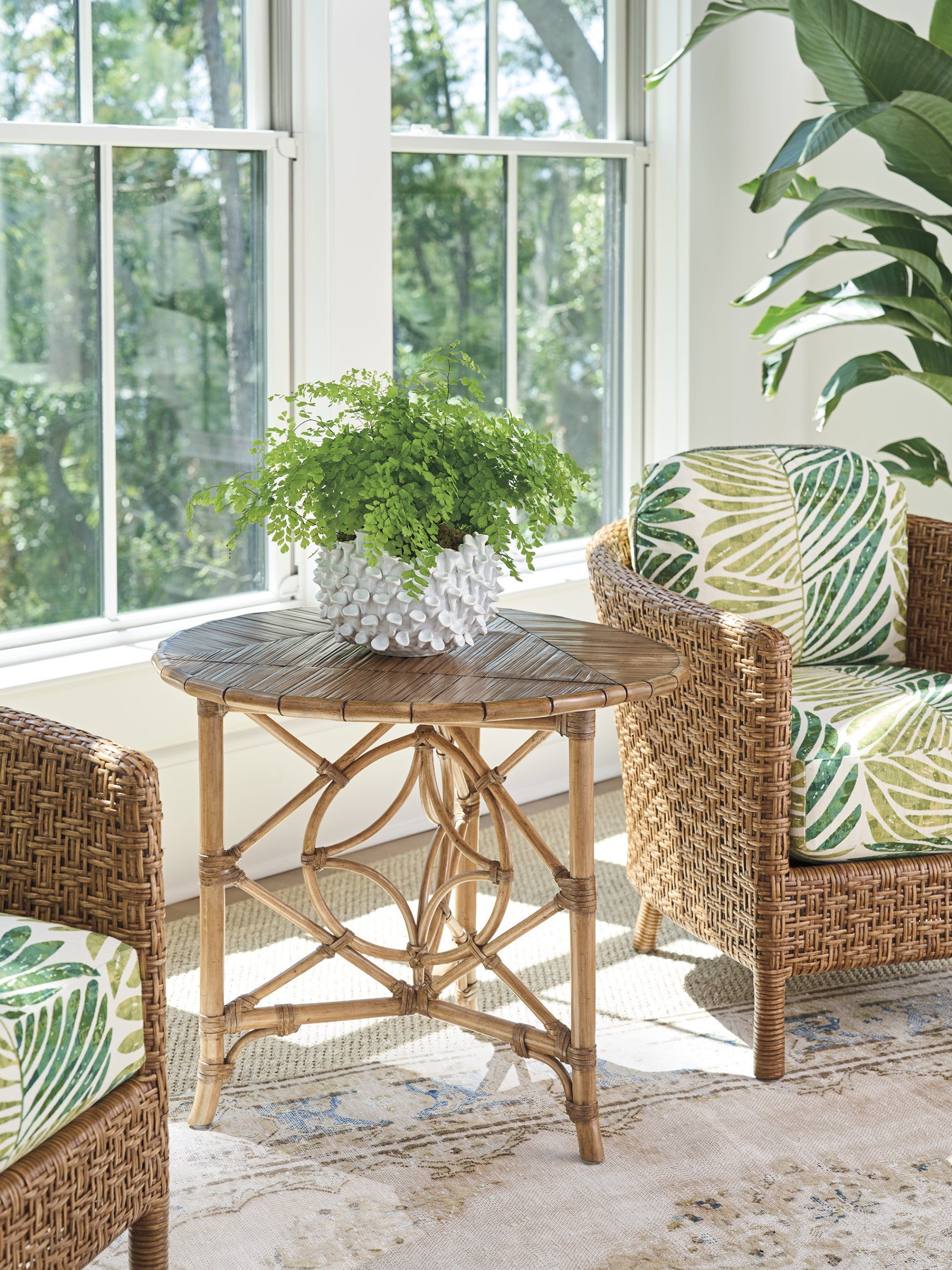 Palm Island Drop-Leaf Accent Table