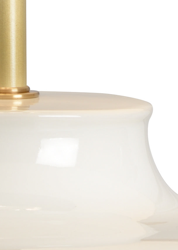 Gainsboro Lamp - White in 21.5 / Ceramic/Porcelain - Chelsea House