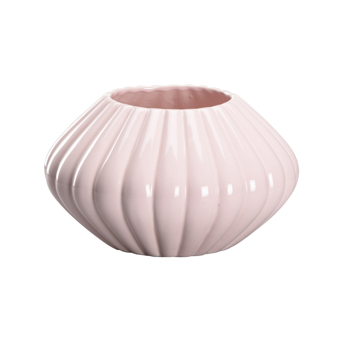 Amelia Cachepot - Pink (Sm) in 6 / Ceramic/Porcelain - Chelsea House