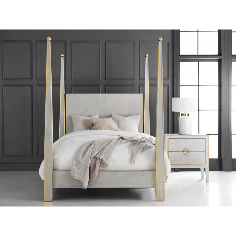 Gustavian Abstract Bed-Queen