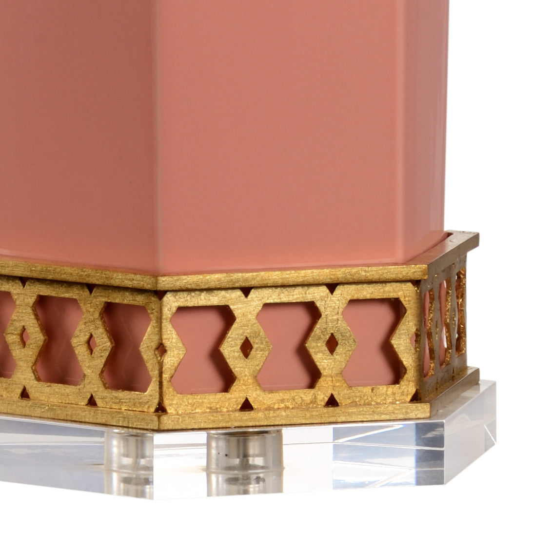 Miriam Table Lamp - Coral in 33 / Ceramic/Porcelain - Chelsea House