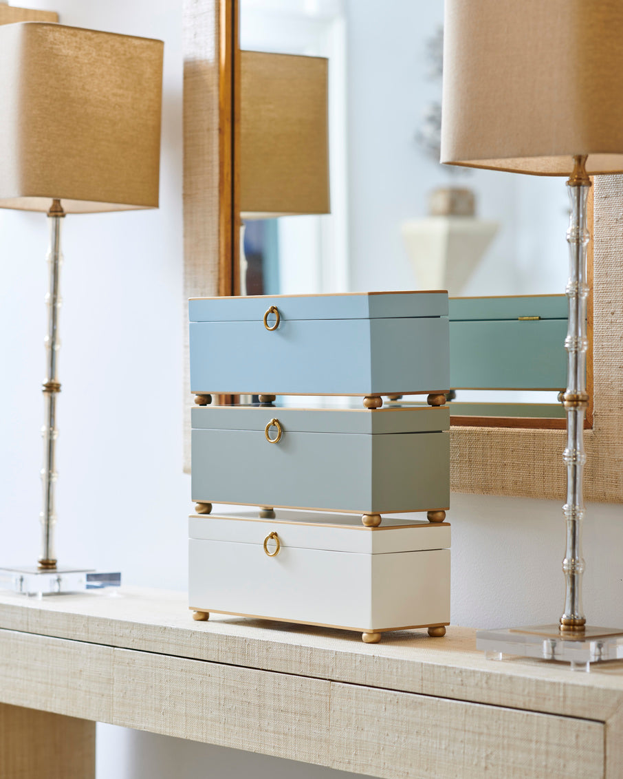 Phillips Bamboo Lamp in 33 / Brass - Chelsea House