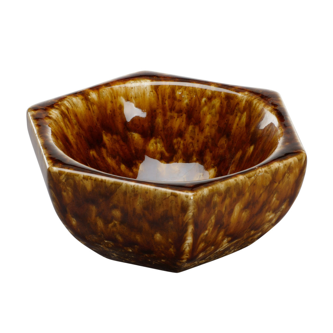 Tortoise Hexagonal Bowl - Ceramic in 3.5 / Ceramic/Porcelain - Chelsea House