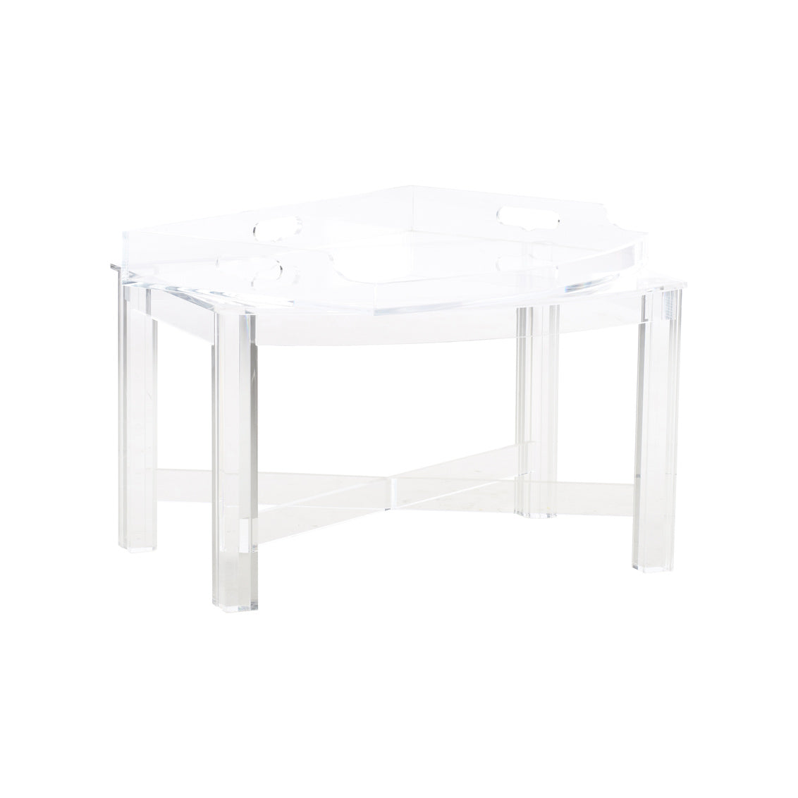 Acrylic Tray Table in 20 / Acrylic - Chelsea House