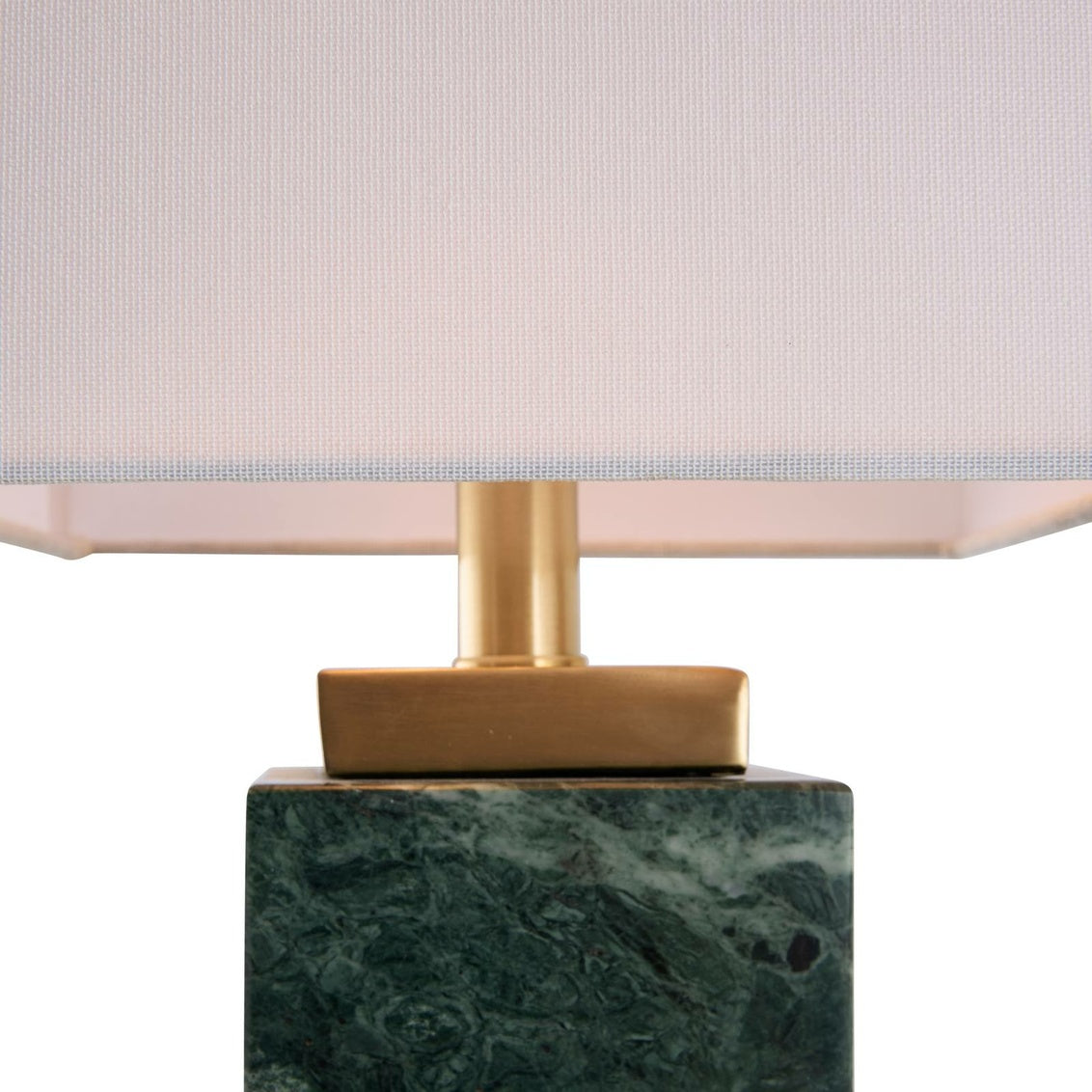 Pax Table Lamp in Natural Green/Antique Brass / Stone - Chelsea House