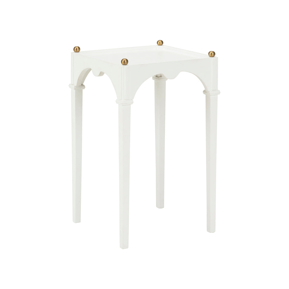 Kent Drinks Table - White in 21 / Wood - Chelsea House
