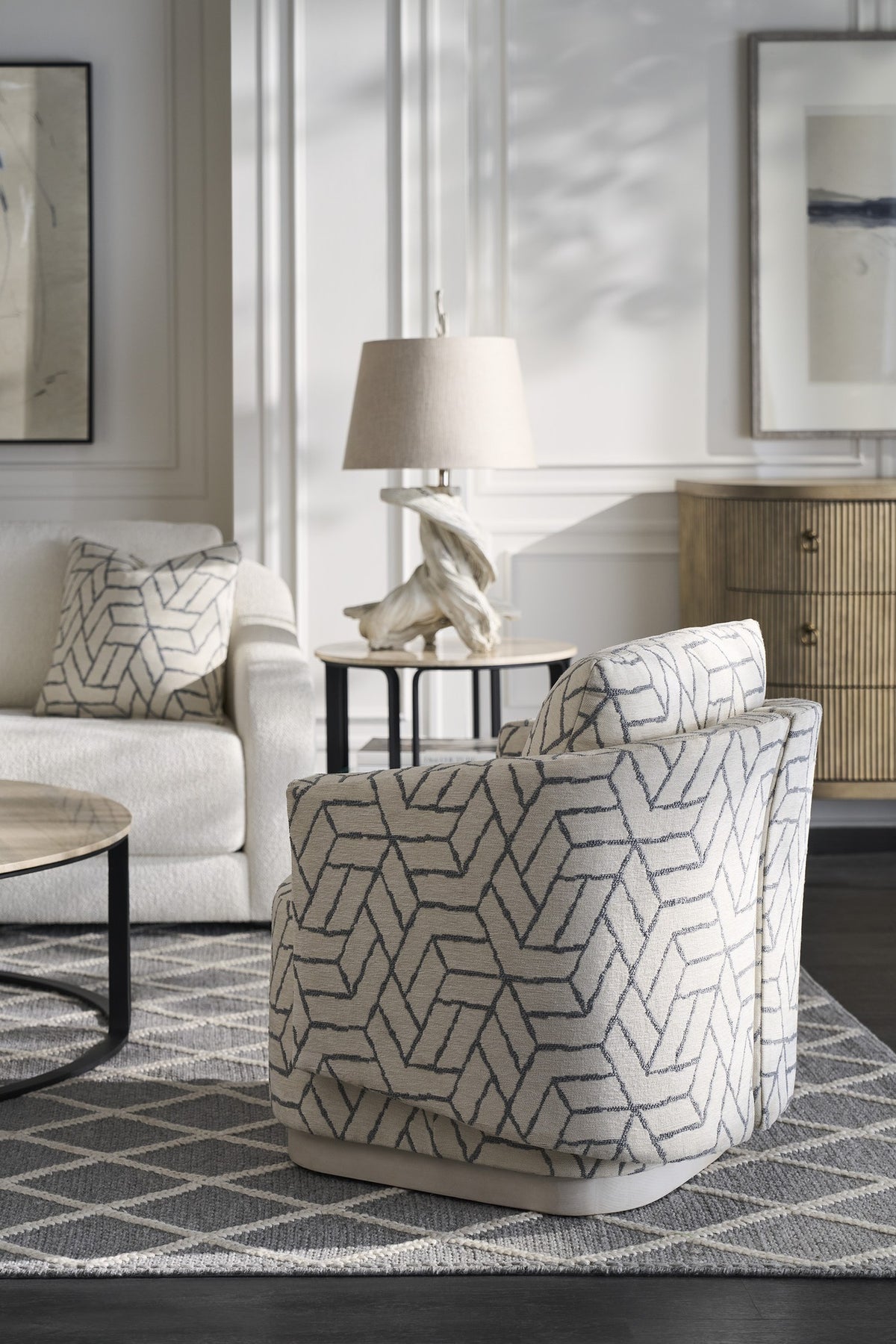 Demilune Chest (8030-AC) - Fairfield Chair