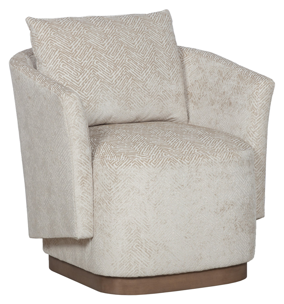 Papillon Leather Swivel Chair (L-6024-31) - Fairfield Chair