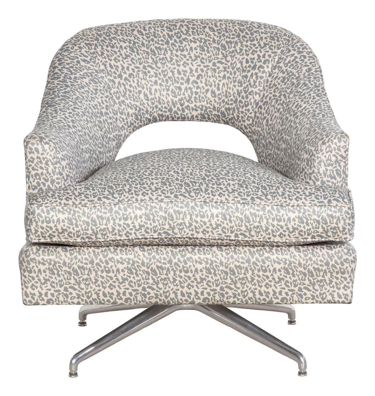 Jamie Leather Memory Swivel Chair (L-6082-MS-2) - Fairfield Chair