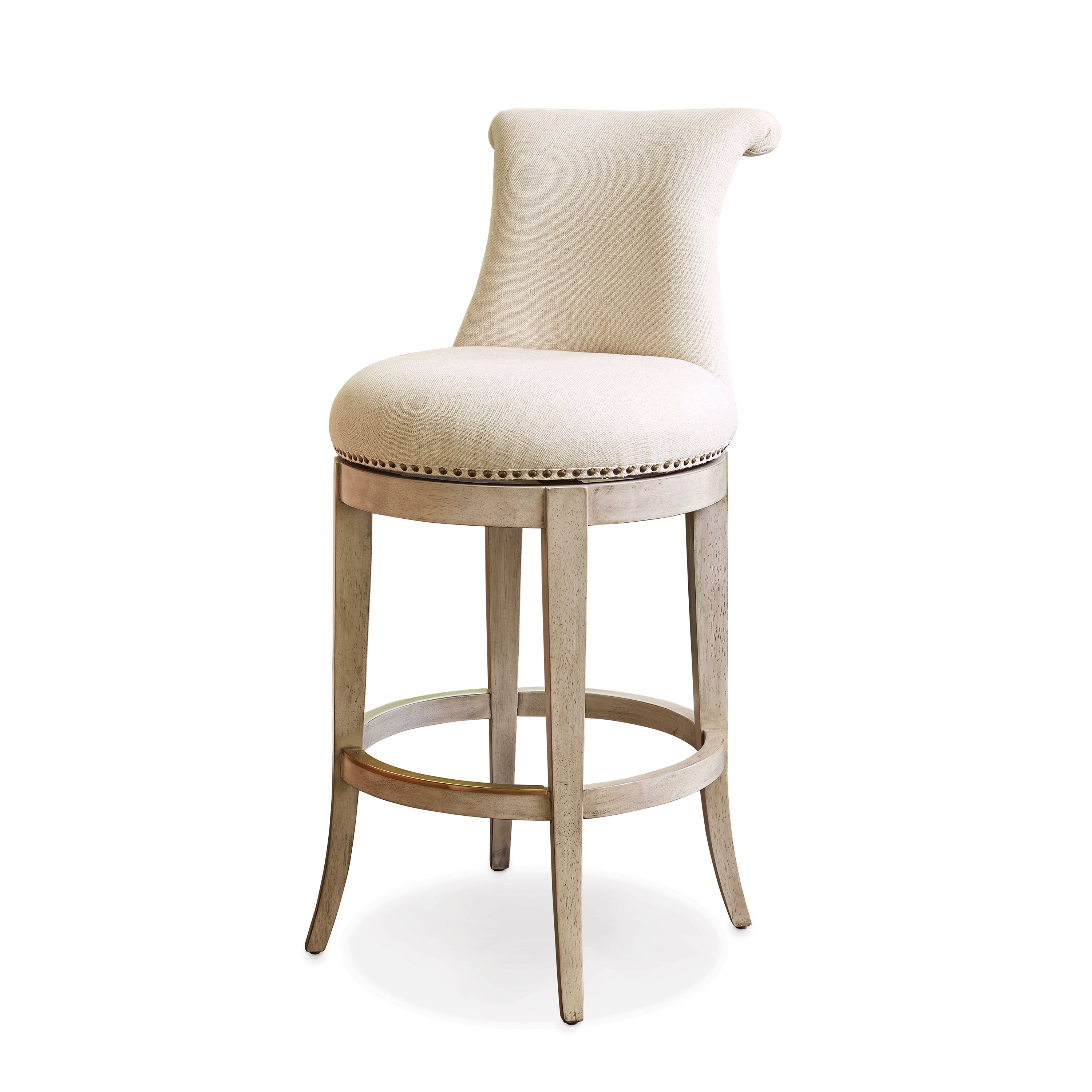 Ionic Barstool - Grey in Grey – Ambella Home