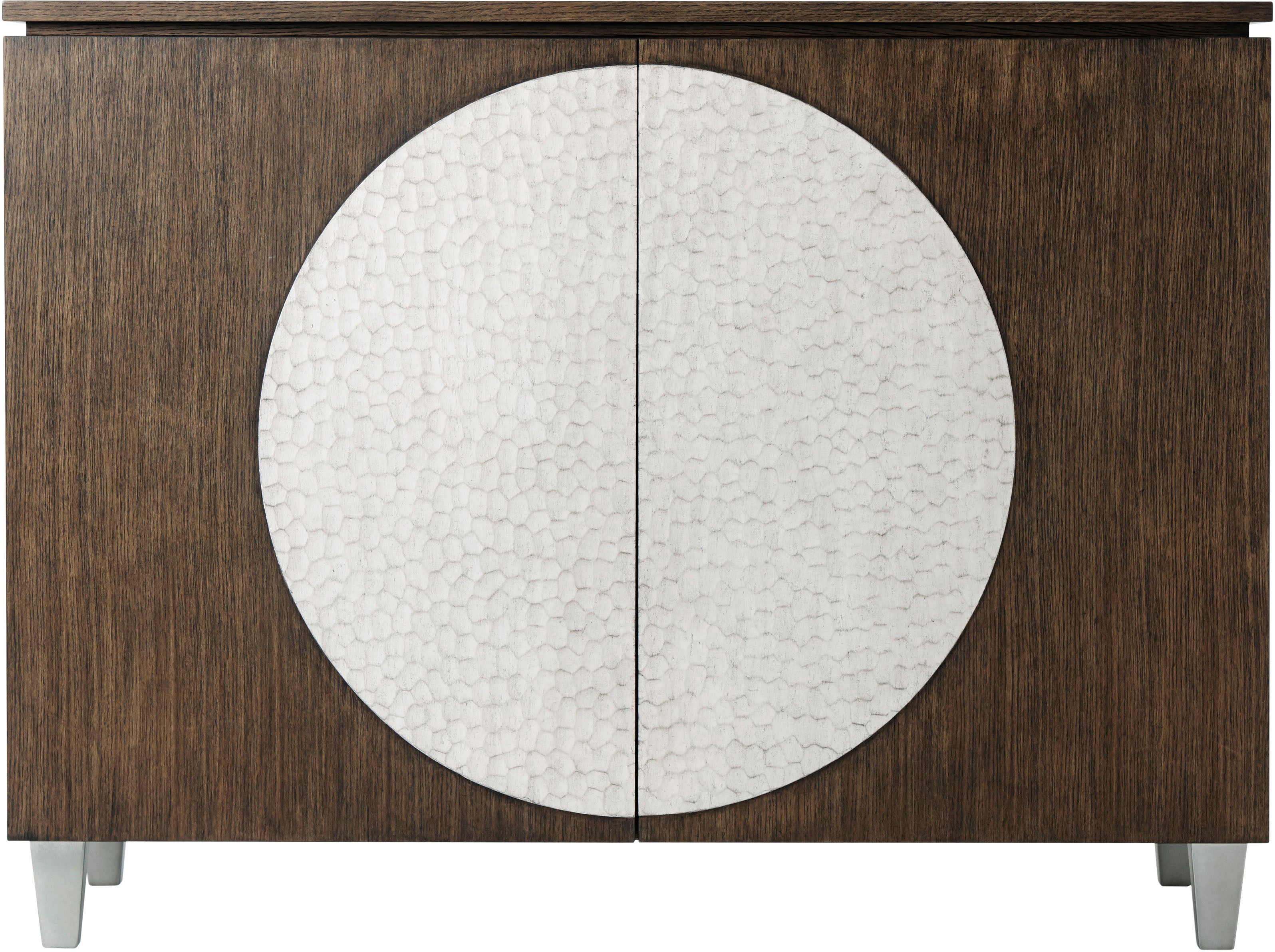 Ricardo Decorative Cabinet in Oak Veneer, Beech, Oak - Theodore Alexander