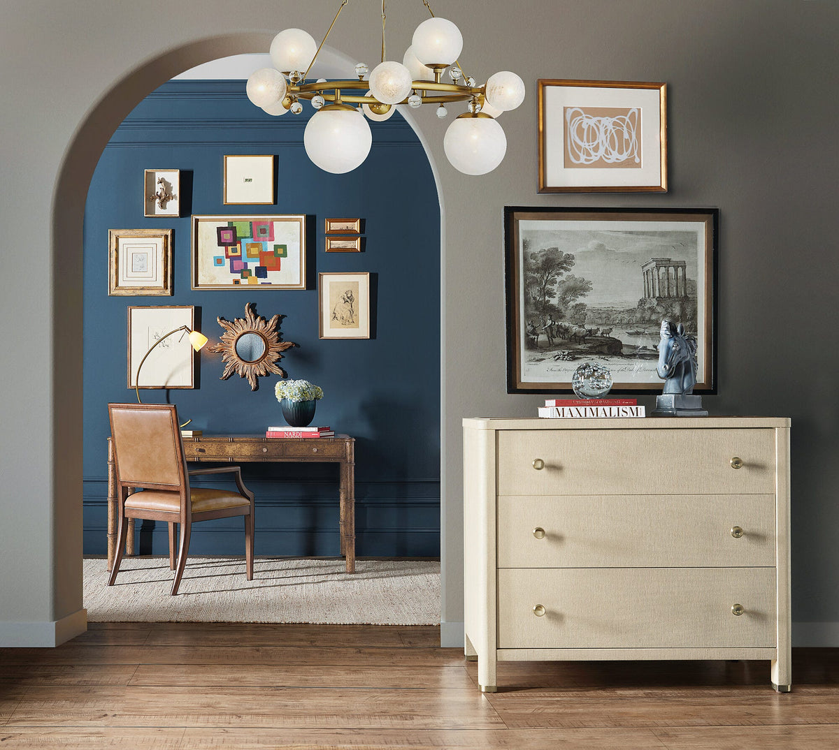 Archives leather Arm Chair