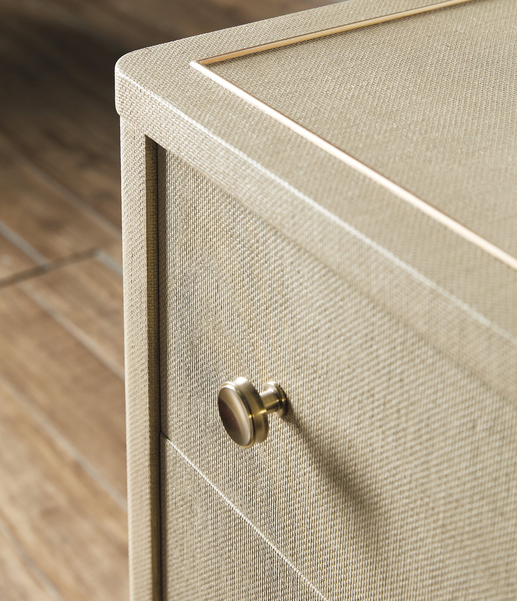 Archives Raffia Three-Drawer Chest