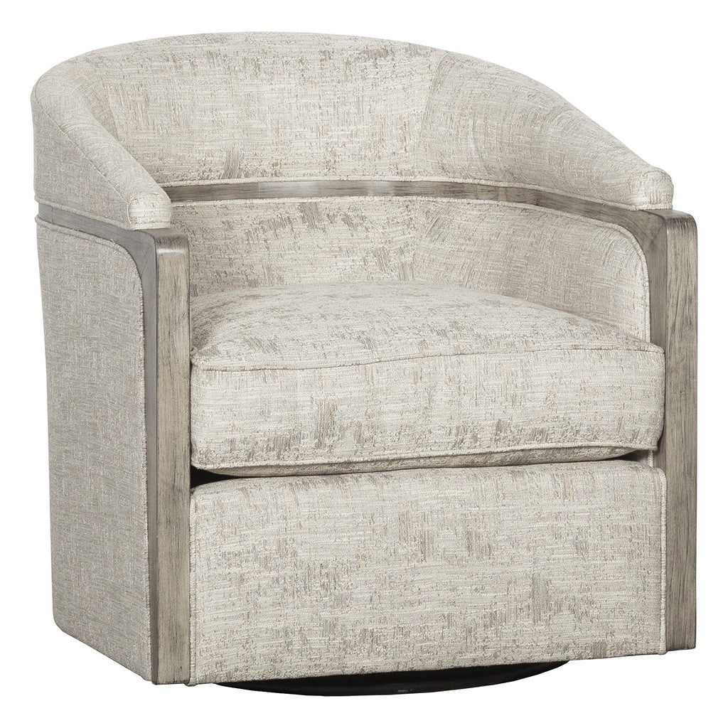 Forester Leather Swivel Chair (L-6198-31) - Fairfield Chair