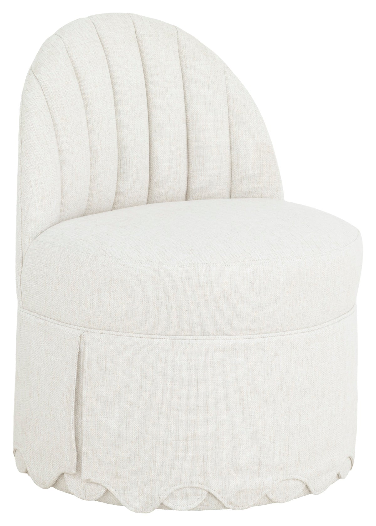 Tessa Skirted Swivel Chair (6220-31) - Fairfield Chair