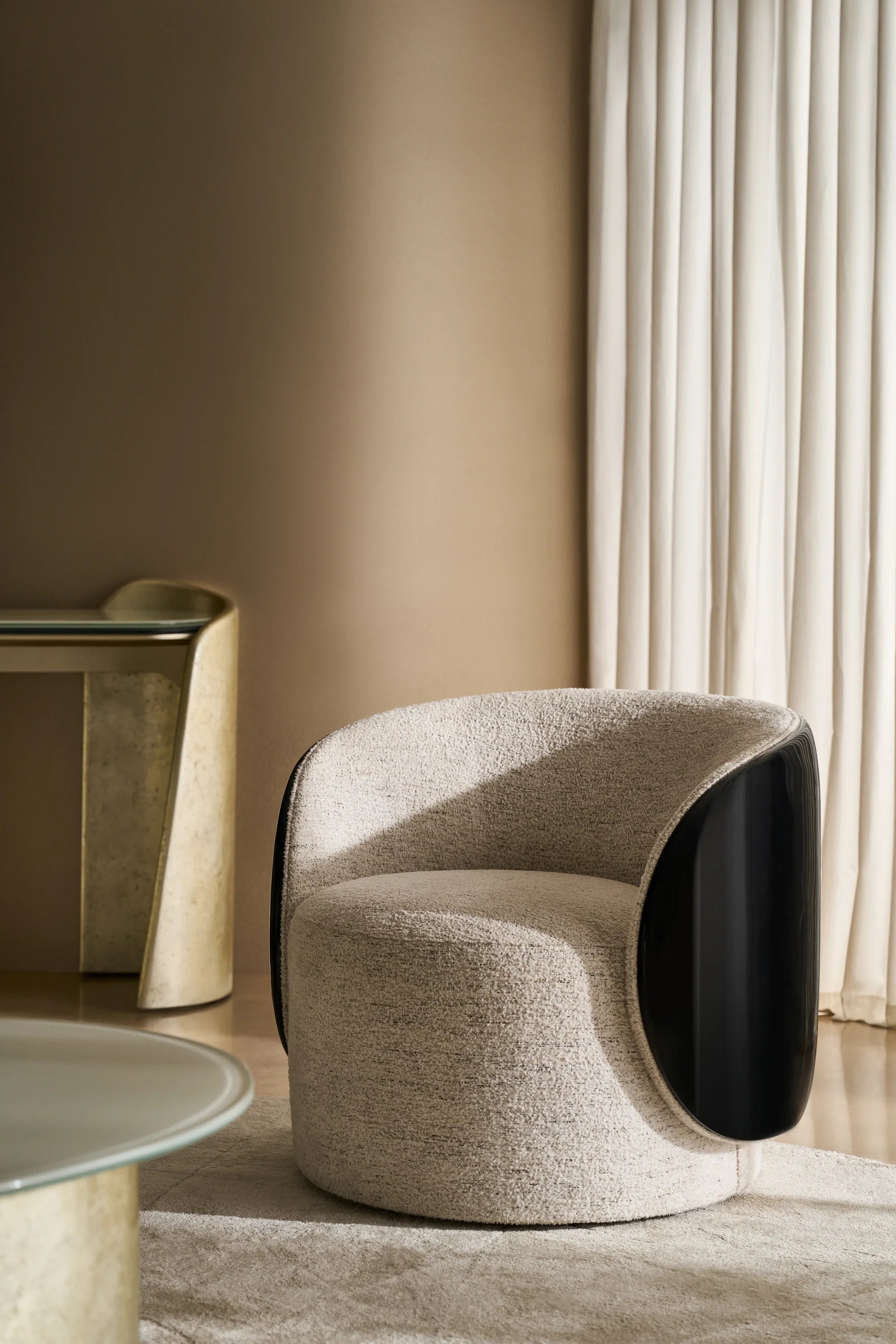 Cuff Swivel Chair – Accent Chairs by Caracole | Sutter & Vale
