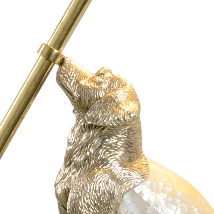 Dog And Umbrella Lamp in 14 / Wood - Chelsea House