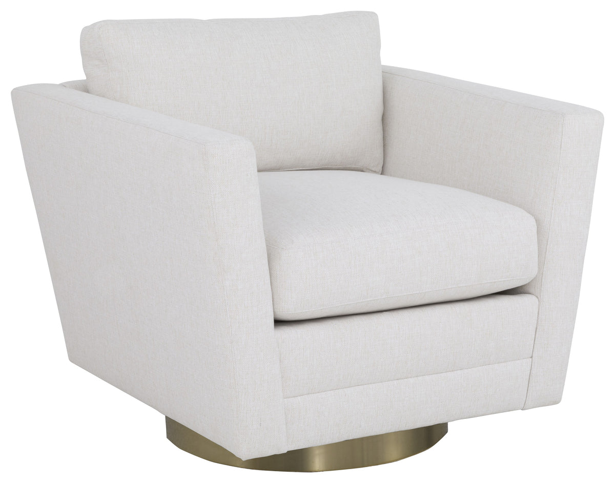 Daniels Leather Lounge Chair (L-6319-01-7) - Fairfield Chair
